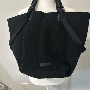 Vera Bradley Elegant Black Quilted Tote